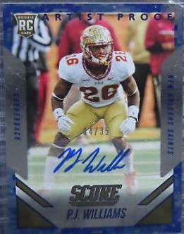 P.J. Williams [Autograph Artist Proof] #333