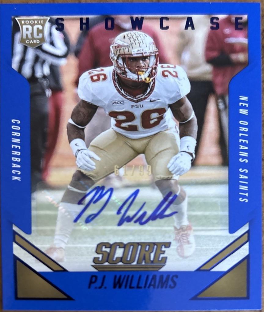 P.J. Williams [Autograph Showcase] #333