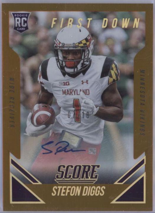 Stefon Diggs [Autograph First Down] #415