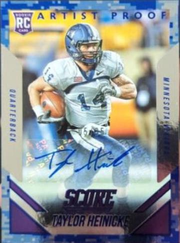 Taylor Heinicke [Autograph Artist Proof] #371