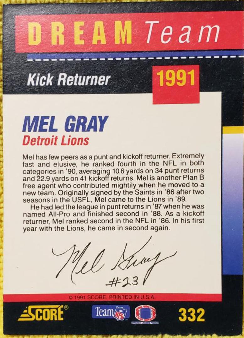 Mel Gray #332