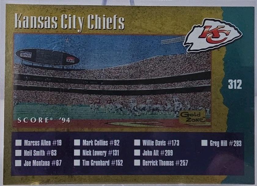 Kansas City Chiefs, Los Angeles Rams [Gold Zone] #312