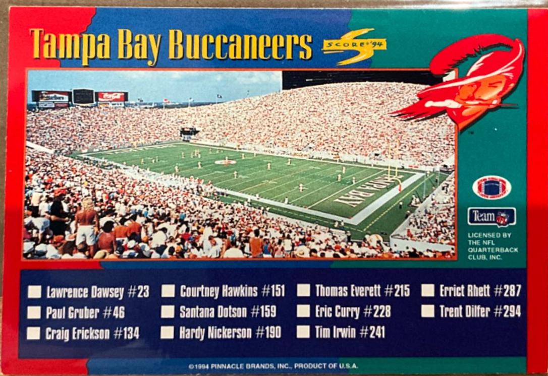 San Diego Chargers, Tampa Bay Buccaneers [Checklists] #318