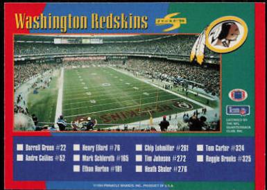 Seattle Seahawks, Washington Redskins [Checklists] #319
