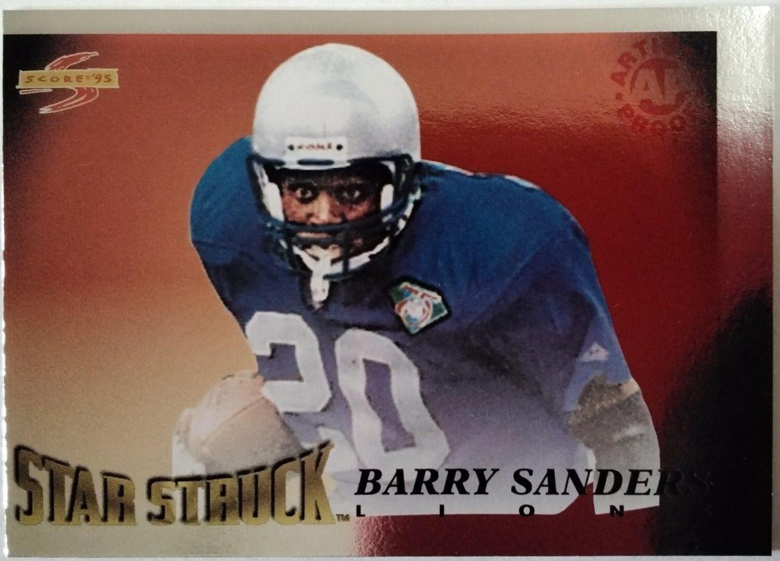 Barry Sanders [Red Siege Artist's Proofs] #208