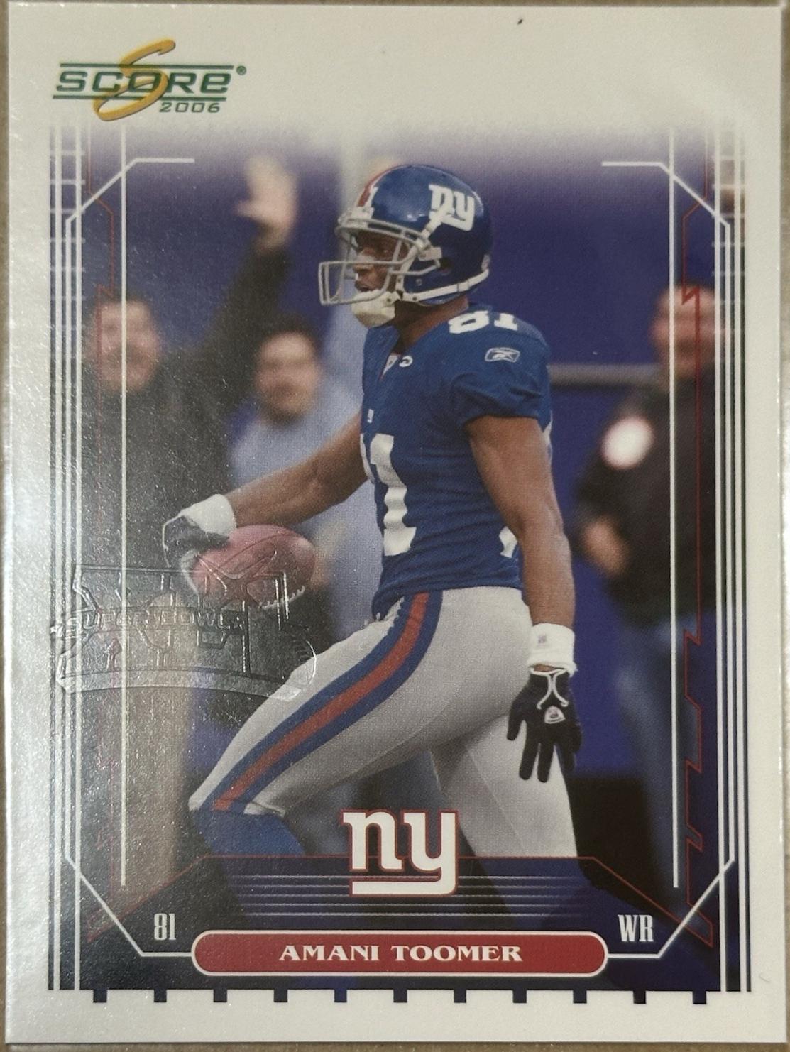 Amani Toomer [Super Bowl XLI Embossed] #187