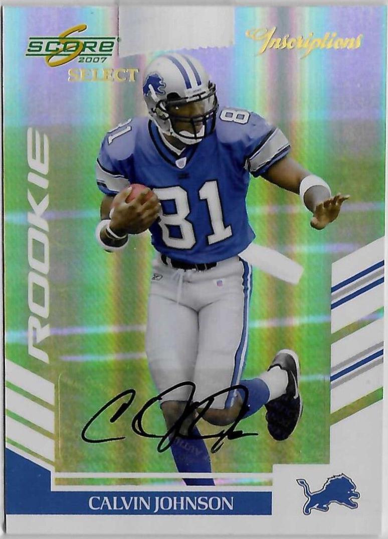 Calvin Johnson [Inscriptions Autograph] #351