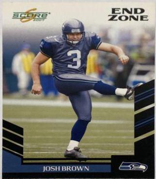 Josh Brown [End Zone Black] #136