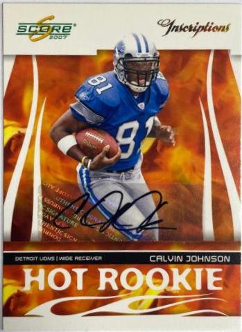 Calvin Johnson [Inscriptions Autograph] #HR-5