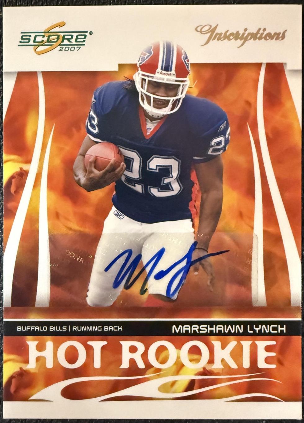 Marshawn Lynch [Inscriptions Autograph] #HR-4