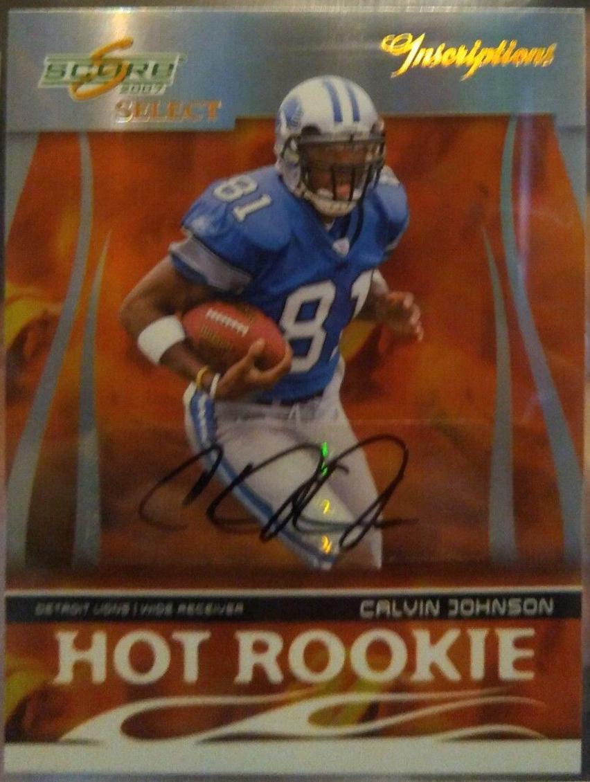 Calvin Johnson [Inscriptions Autograph] #351
