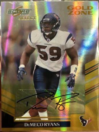 DeMeco Ryans [Gold Zone Autograph] #217