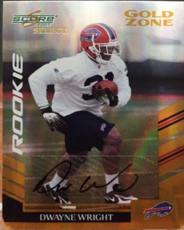 Dwayne Wright [Gold Zone Autograph] #393