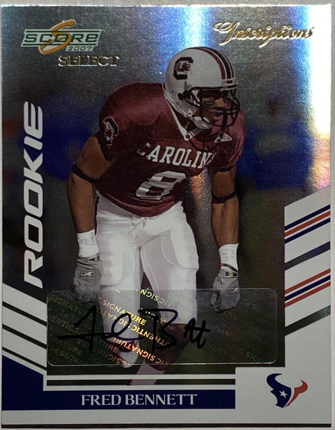 Fred Bennett [Inscriptions Autograph] #309