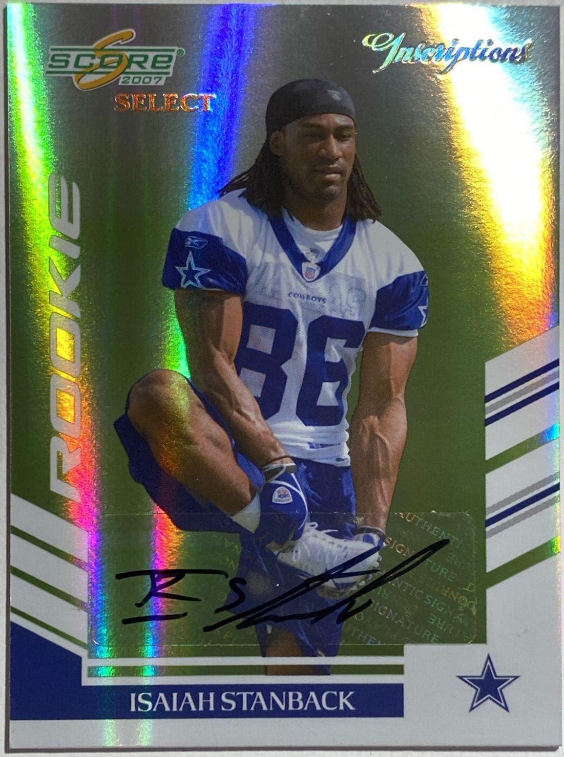 Isaiah Stanback [Inscriptions Autograph] #337