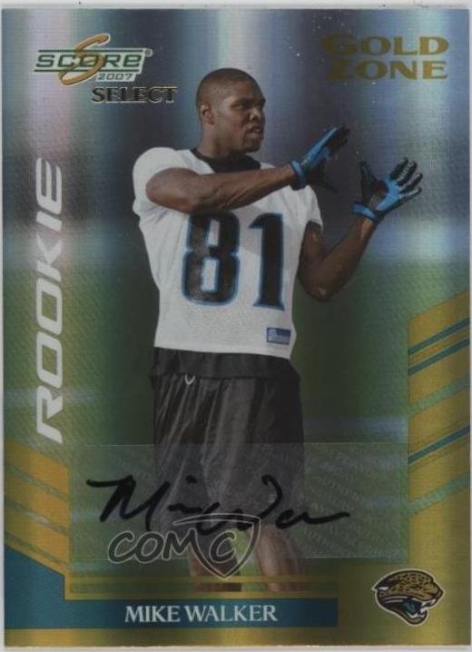 Mike Sims Walker [Gold Zone Autograph] #345