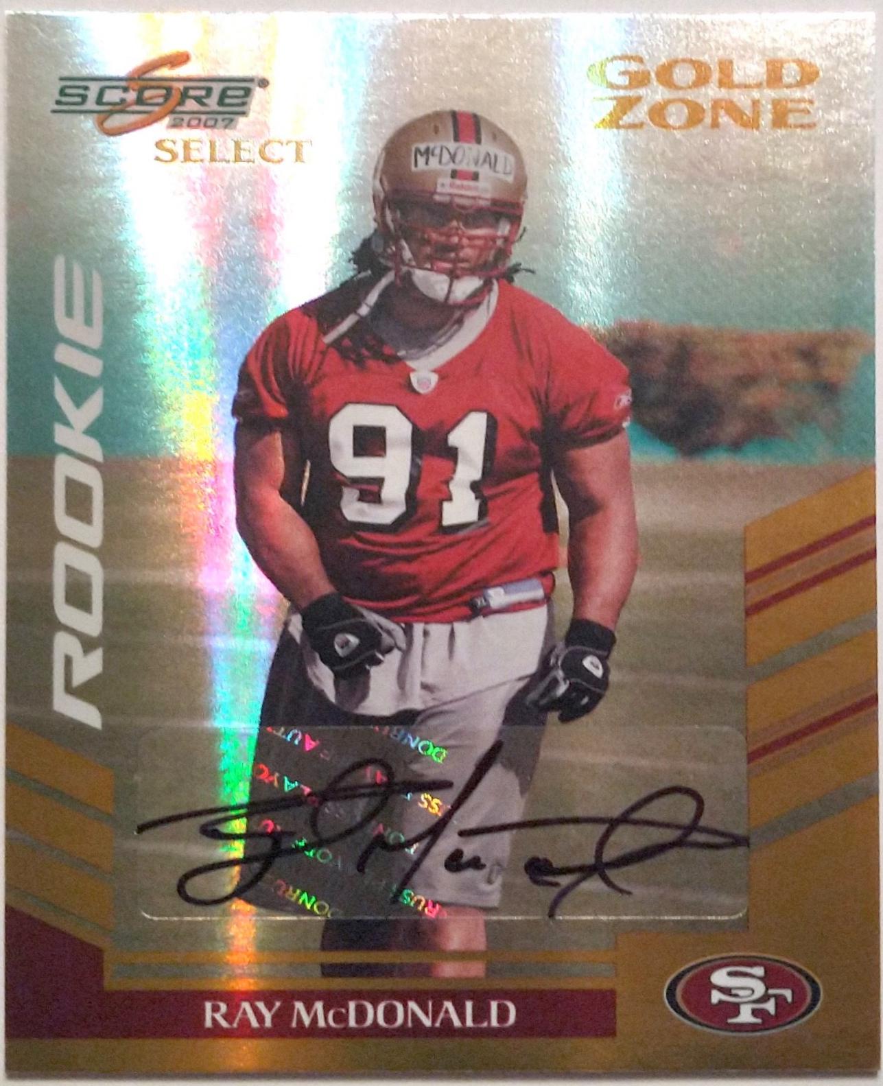 Ray McDonald [Gold Zone Autograph] #409