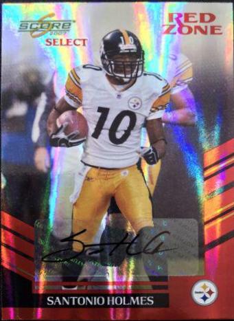 Santonio Holmes [Red Zone Autograph] #207