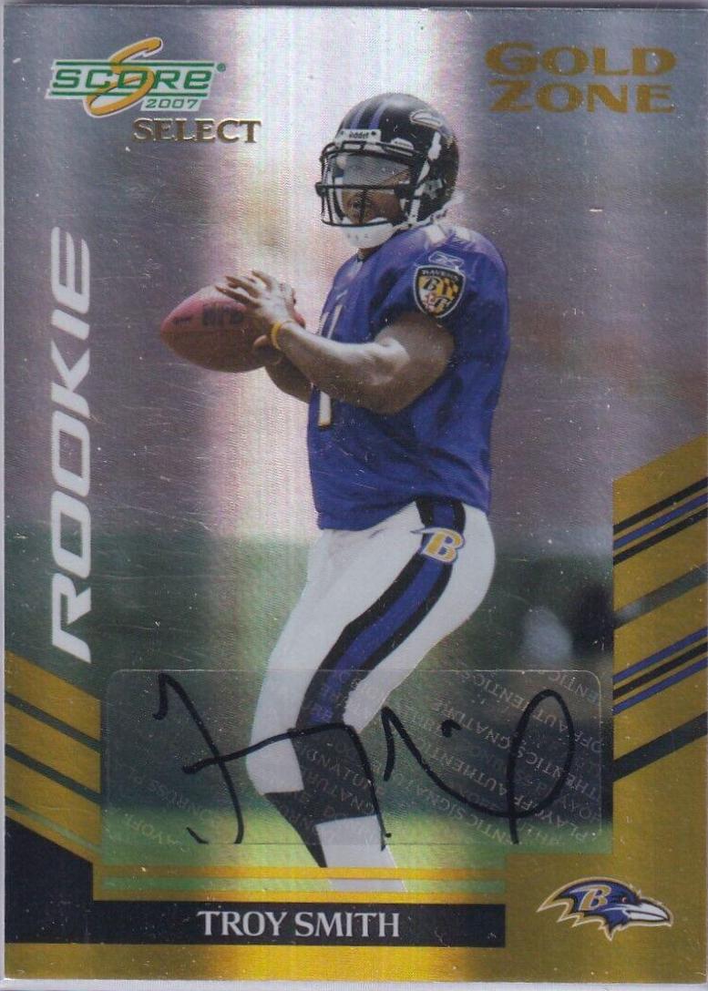 Troy Smith [Gold Zone Autograph] #367