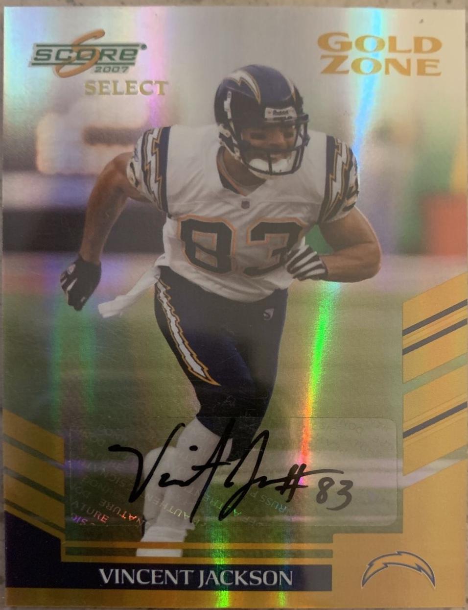 Vincent Jackson [Gold Zone Autograph] #281