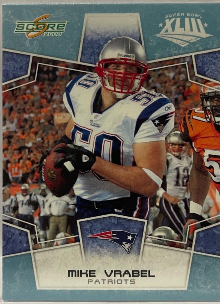 Mike Vrabel [Super Bowl XLIII Light Blue] #191
