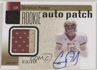 Christian Ponder [Autograph Patch] #229