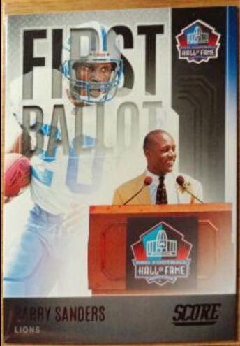Barry Sanders [First Down] #FB-BS