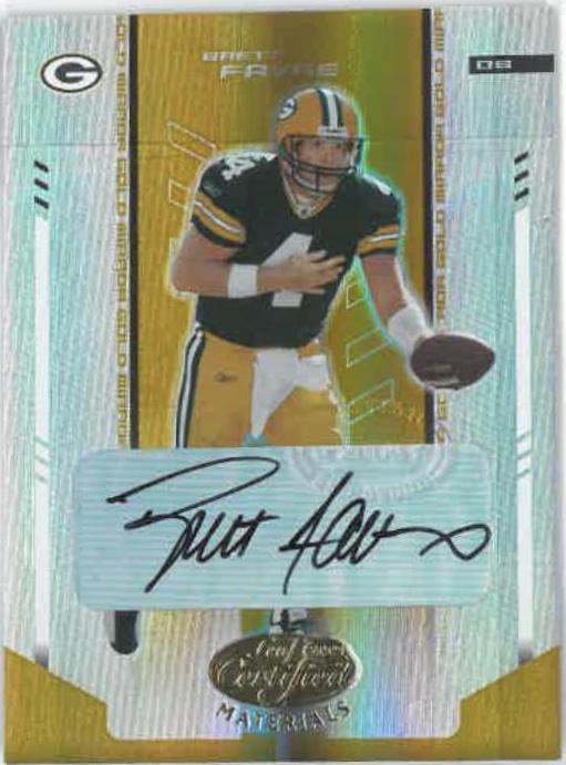 Brett Favre [Mirror Gold Autograph] #42