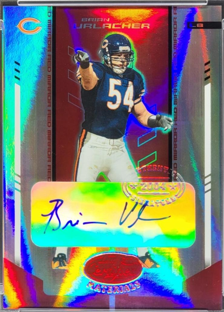 Brian Urlacher [Mirror Red Autograph] #21