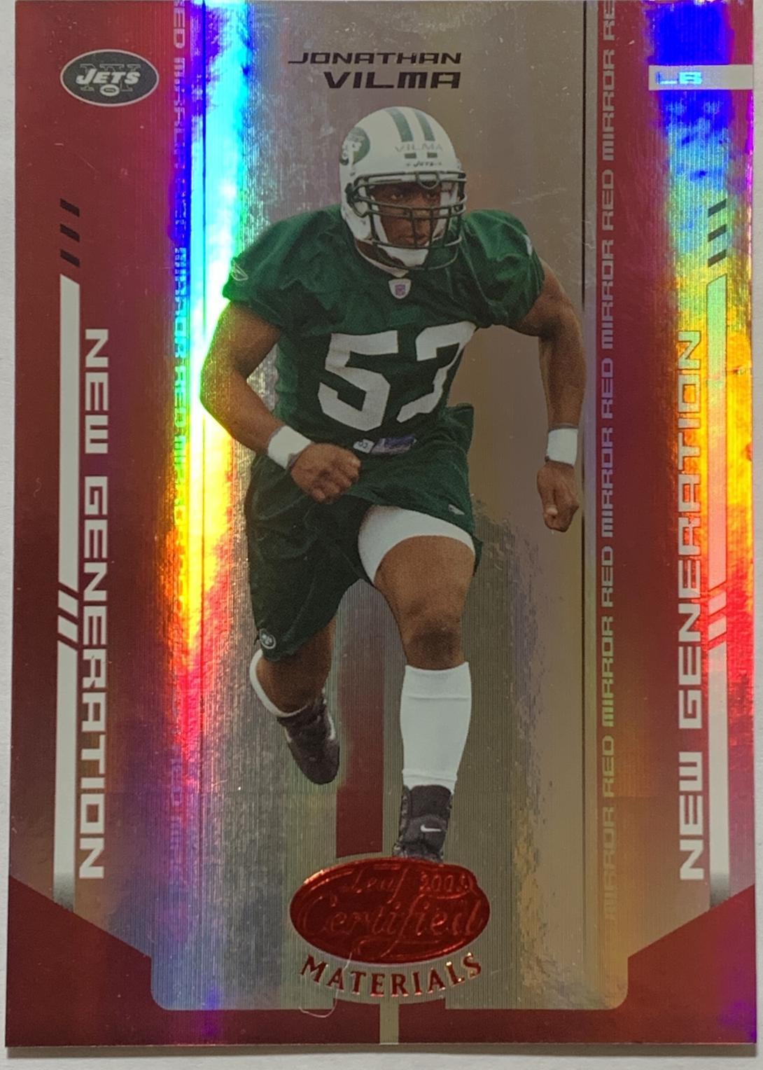 Jonathan Vilma [Mirror Red] #183