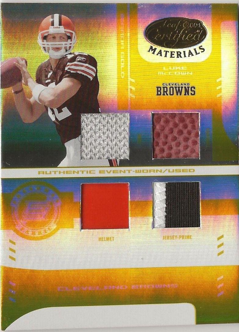 Luke McCown [Materials Mirror Gold] #212
