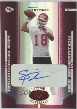 Samie Parker [Mirror Red Autograph] #194
