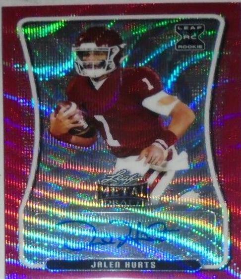 Jalen Hurts [Pink Wave] #BA-JH1