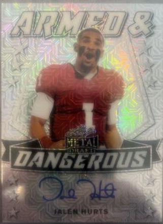 Jalen Hurts [Silver Crystal] #BA-JH1