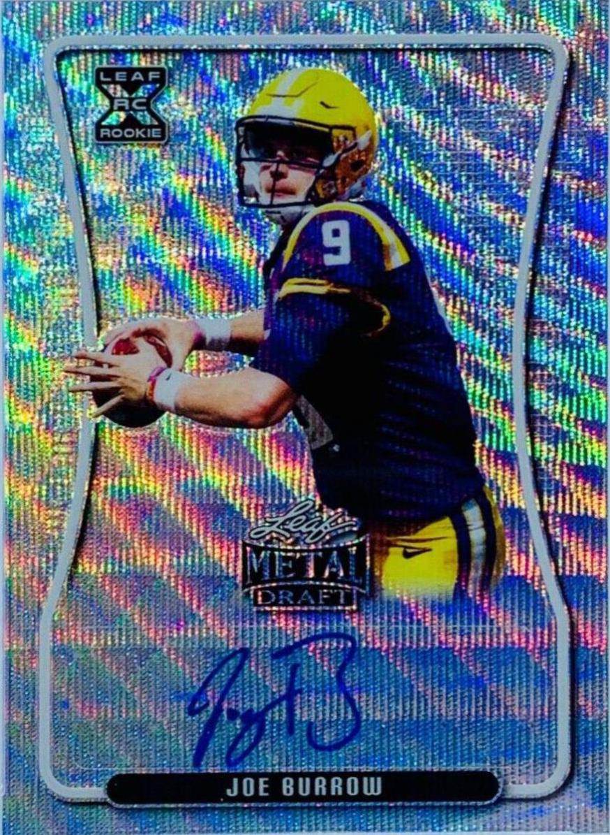 Joe Burrow [Silver Wave] #BA-JB1