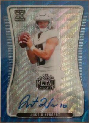Justin Herbert [Blue Wave] #BA-JH2