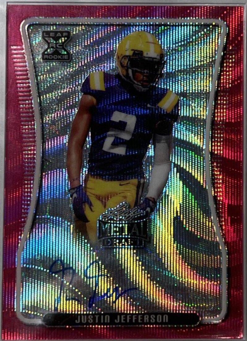 Justin Jefferson [Pink Wave] #BA-JJ3