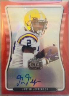 Justin Jefferson [Red Prismatic] #BA-JJ3