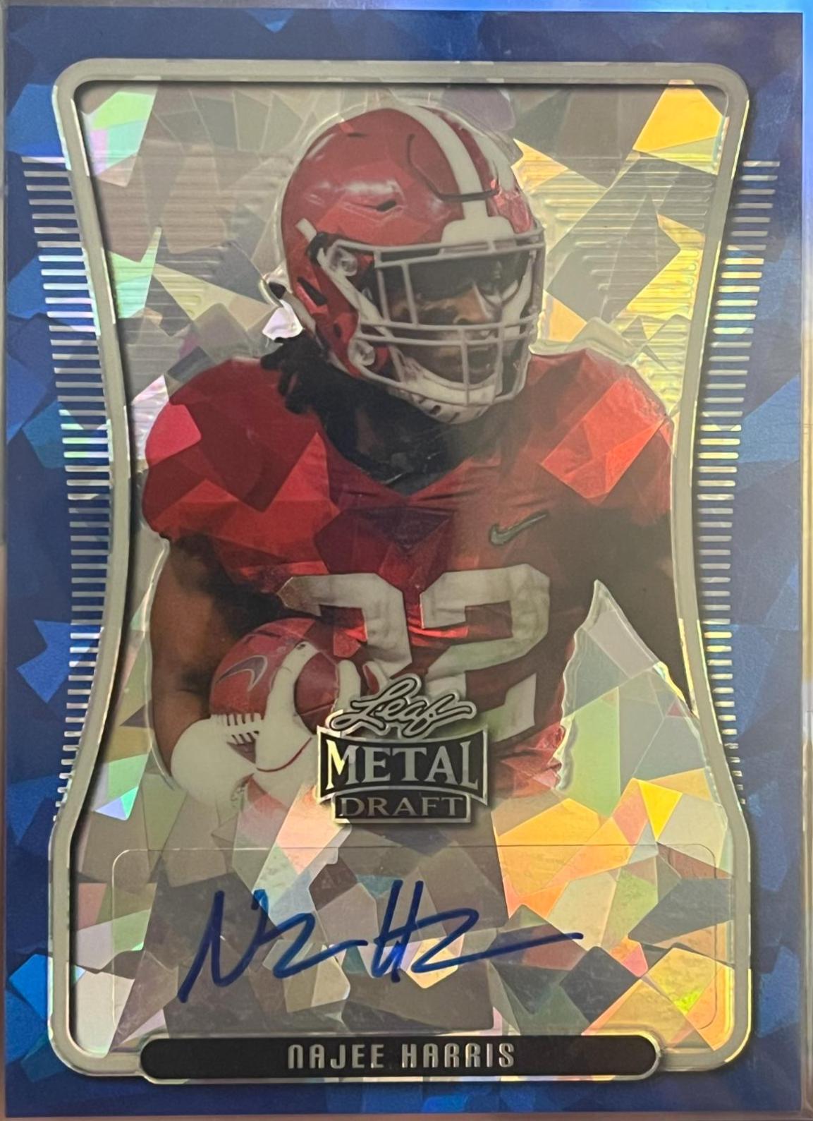 Najee Harris [Blue Crystals] #BAP-NH1
