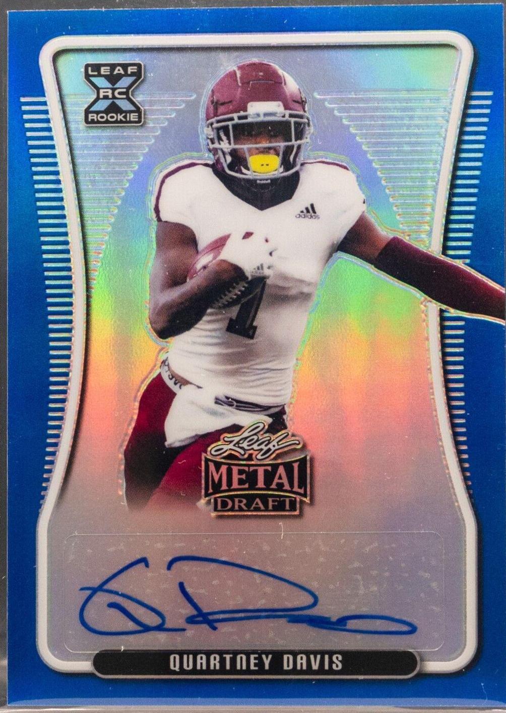 Quartney Davis [Blue Prismatic] #BA-QD1