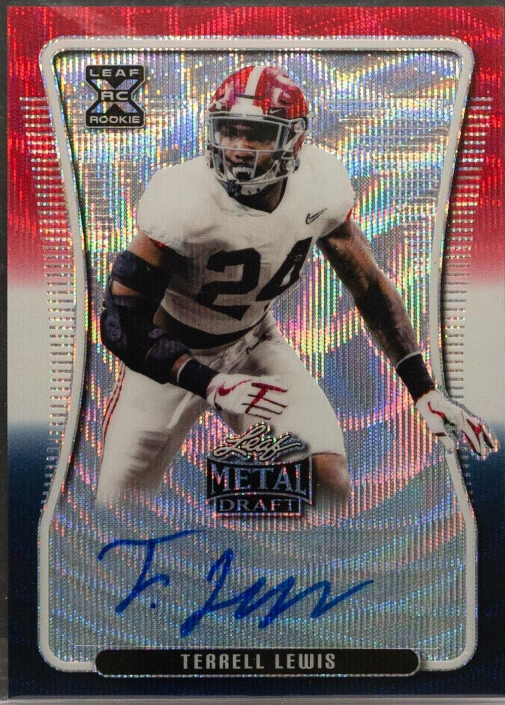 Terrell Lewis [Red, White, Blue Wave] #BA-TL1