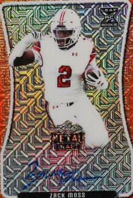 Zack Moss [Orange Mojo] #BA-ZM1