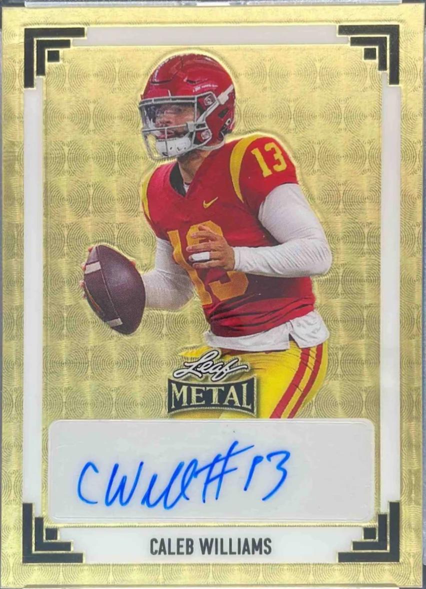 Caleb Williams [Super Prismatic Gold Pulsar] #91A-CW1