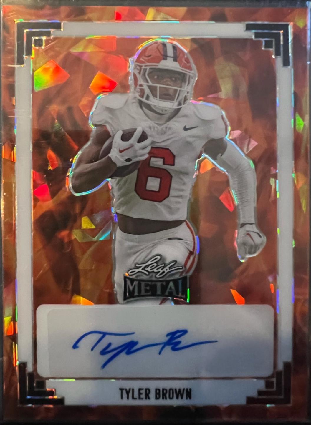 Tyler Brown [Orange Prismatic] #91A-TB1