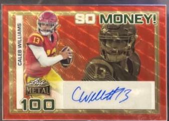 Caleb Williams [Red Flood Pulsar] #SM-CW1