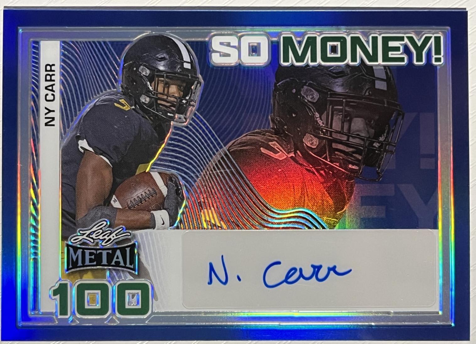 Ny Carr [Blue Prismatic] #SM-NC1