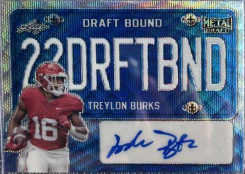 Treylon Burks [Blue Wave] #B-TB1