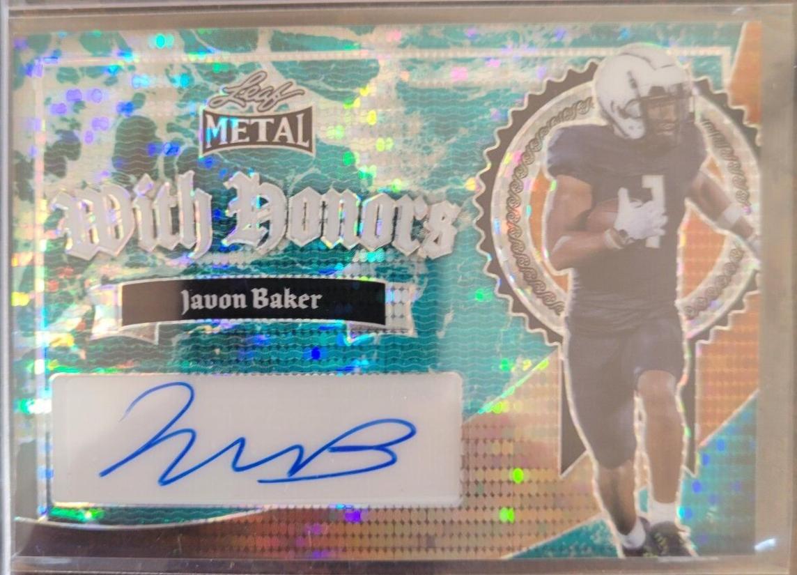 Javon Baker [Blue Prismatic] #WH-JB1