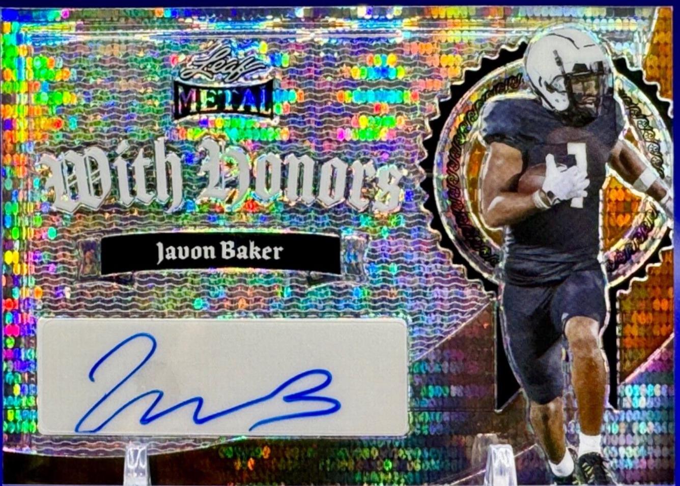 Javon Baker [Silver Pulsar] #WH-JB1