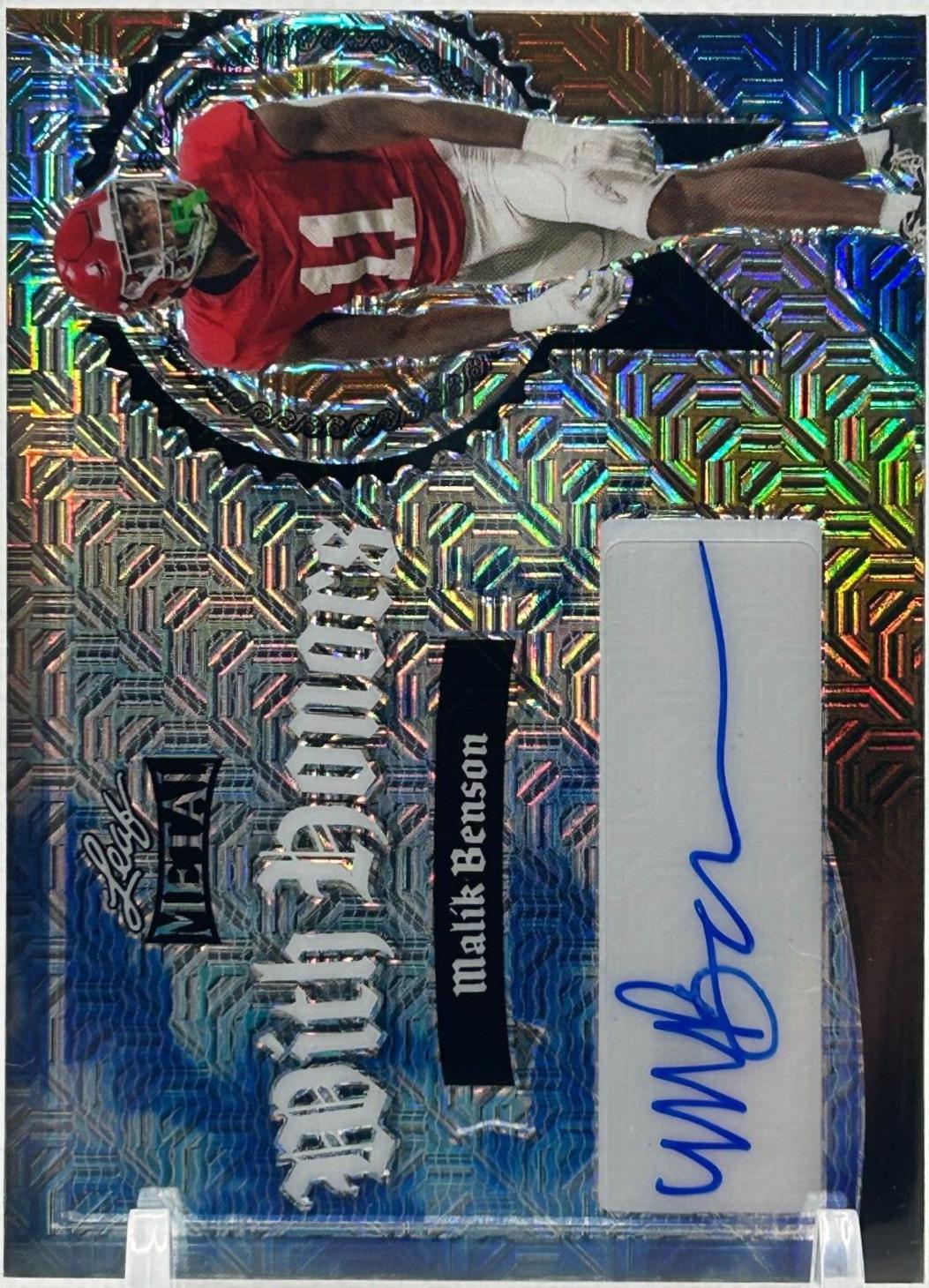 Malik Benson [Super Prismatic Gold Pulsar] #WH-MB1